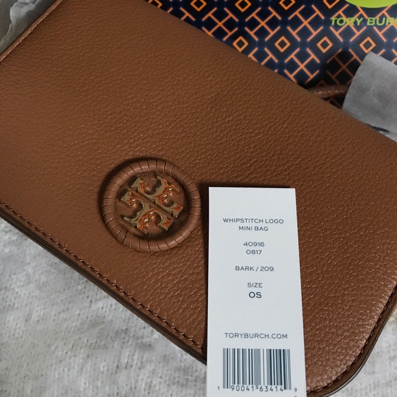 $350 TB Whipstitch Logo Leather Mini Crossbody Bag - Picture 7 of 7